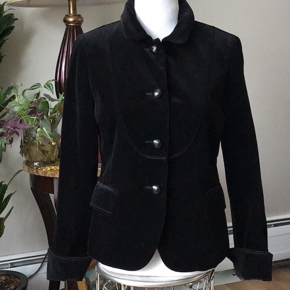 J. Crew velvet jacket